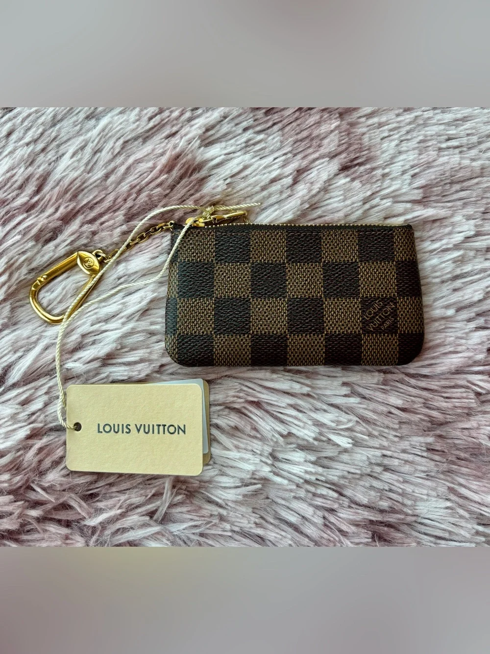 NWT Louis Vuitton Damier Ebene Key Pouch